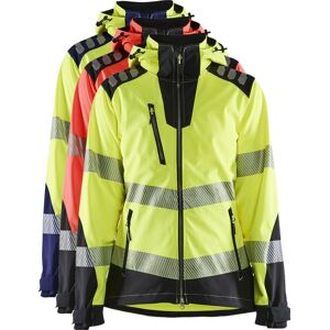 Blåkläder 4791 Dame High Vis Softshell Jakke / Dame High Vis Softshell Arbejdsjakke - M - High Vis Rød/sort