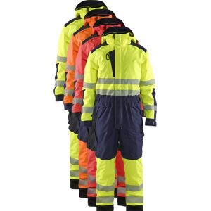 Blåkläder 6725 High Vis Vinter Kedeldragt / High Vis Vinter Kedeldragt - Xl - High Vis Rød/sort