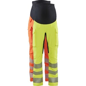 Blåkläder 7100 Graviditets High Vis Buks 4-Vejs Stretch / Graviditets High Vis Arbejdsbuks 4-Vejs Stretch - M - High Vis Gul/sort