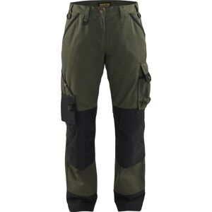 Blåkläder 7154 Dame Garden Buks / Dame Garden Arbejdsbuks - C36 - Army Grøn/sort