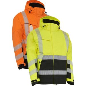 Elka 186100r Visible Xtreme Stretch Vinterjakke Fluorescerende Orange/sort 5xl