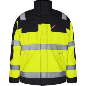 Engel 1935-820 Safety+ En Iso 20471 Multinorm Vinterjakke / Arbejdsjakke Gul/sort 5xl