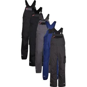 Engel 3850-570 Galaxy Bomuld Overall / Overalls / Arbejdsoveralls Antrazitgrå/sort 84