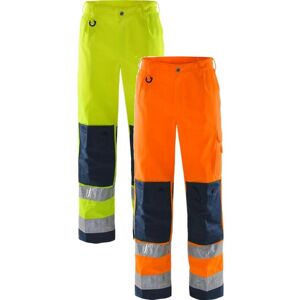 Fristads 100002 Hi Vis Bukser Kl.2 2001 / Arbejdsbukser Hi-Vis Orange/marine D100