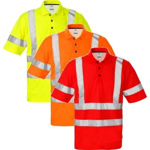 Fristads 111332 Hi Vis Poloshirt Kl.3 7025 Phv Hi-Vis Orange M