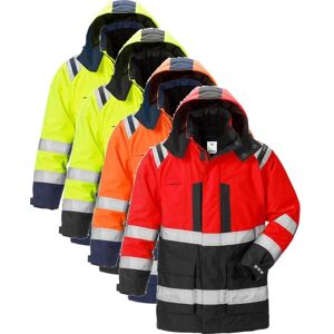 Fristads 119628 Hi Vis Airtech® 3-I-1 Parka Jakke Kl.3 4036 / Arbejdsjakke Rød/sort L