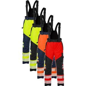 Fristads 127662 Hi Vis Airtech® Skal Bukser 2515 Kl 2 / Arbejdsbukser Hi-Vis Orange/marine 3xl