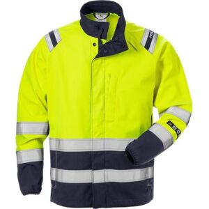 Fristads 127669 Flamestat Softshell Jakke Kl.3 4016 / Arbejdsjakke Hi-Vis Gul/marine 3xl