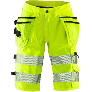 Fristads 129738 Hi Vis Stretch Shorts Dame Kl 1 2529 Plu / Arbejdsshorts Hi-Vis Gul 36