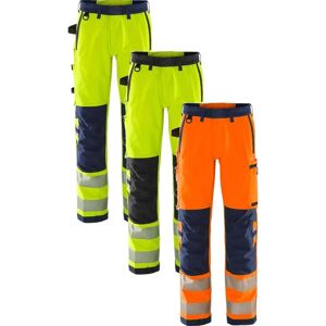 Fristads 134189 Hivis Green Stretchbukser Klasse 2 2645 Gstp / Arbejdsbukser Hi-Vis Gul/sort C66