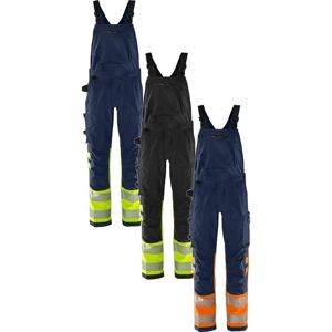 Fristads 134244 Hivis Green Stretch Overalls Klasse 1 1032 Gstp / Arbejdsoveralls Hi-Vis Gul/marine C152