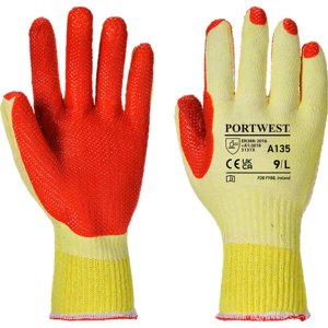 Portwest A135 Tough Grip Handske L Gul/orange