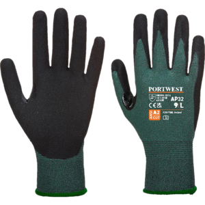 Portwest Ap32 Dexti Cut Pro Handske 2xl Sort/grå