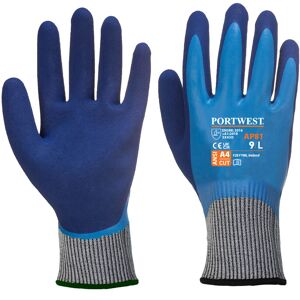 Portwest Ap81 Liquid Pro Hr Cut Handske 2xl Blå