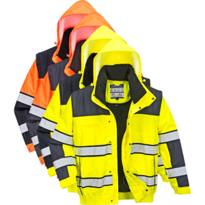 Portwest C466 Hi-Vis Klassisk Pilotjakke S Orange/sort