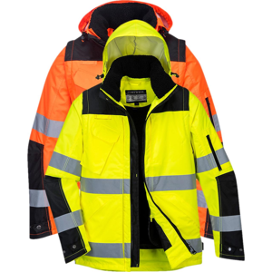 Portwest C469 Pro Hi-Vis 3i1 Jakke M Gul/sort