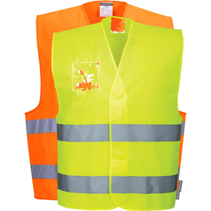 Portwest C475 Hi-Vis Vest - Dobbelt Id-Holder Xx/3x Orange