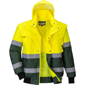 Portwest C565 X Hi-Viz Pilot Jakke 3xl Gul/grøn