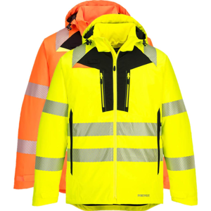 Portwest Dx461 Dx4 Hi-Vis Vinter Jakke L Orange/sort