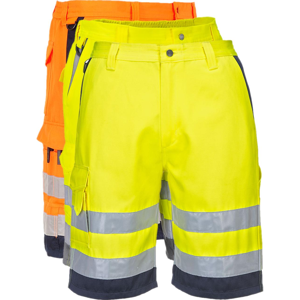 Portwest E043 Hi-Vis Poly-Bomuld Short 3xl Gul/navy