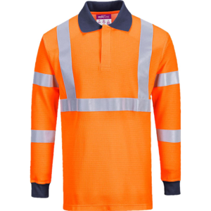 Portwest Fr76 Fr Ris Polo Shirt 2xl Orange
