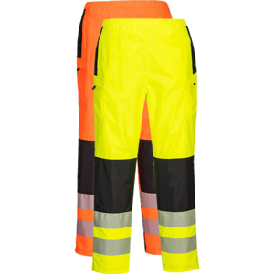 Portwest Pw386 Pw3 Hi-Vis Dame Regn Bukser Xl Orange/sort