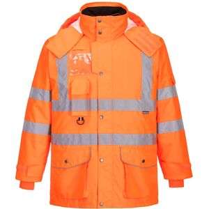 Portwest Rt27 Hi-Vis 7-I-1 Trafikjakke, Ris 5xl Orange