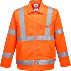 Portwest Rt40 Hi-Vis Poly-Bomuldsjakke Ris 3xl Orange