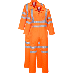 Portwest Rt42 Hi-Vis Poly/bomulds Kedeldragt Ris M Orange