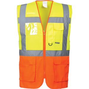 Portwest S376 Prague Executive Vest 2xl Gul/orange