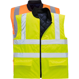 Portwest S469 Hi-Vis Vendbar Bodywarmer 5xl Orange