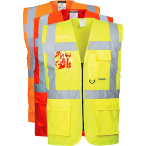 Portwest S476 Berlin Executive Vest 3xl Rød