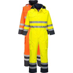 Portwest S775 Bizflame Regn Hi-Vis Multi Kedeldragt M Gul/navy