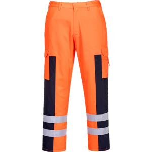 Portwest S919 Hi-Vis Ballistisk Bukser 3xl Orange/navy