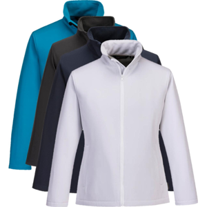 Portwest Tk21 Print & Promo Dame Softshell (2lags) Xl Aqua