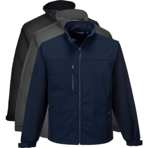 Portwest Tk50 Softshell Jakke (3lags) S Sort