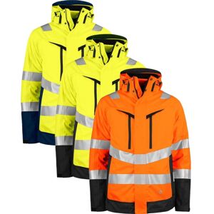 Projob 646445 6445 Funktionel 3-I-1 Jakke En Iso 20471 Klasse 3/2 / Arbejdsjakke Yellow/black Xl