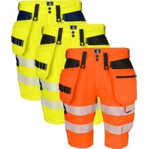 Projob 646575 6575 Short Fuld Stretch En Iso 20471 Klasse 2/1 Yellow/black C60