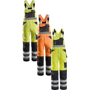 Snickers 0113 High-Vis Overall, Klasse 2 Gul/gråmeleret 66