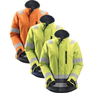 Snickers 1137 High-Vis 37.5® Damevinterjakke, Klasse 2/3 Orange/koksgrå L