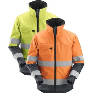 Snickers 1138 Core High-Vis Vinterjakke, Klasse 3 Orange/koksgrå Xs