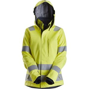 Snickers 1167 Protecwork, High-Vis Damevinterjakke, Klasse 3 Gul/navy M