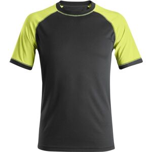 Snickers 2505 Neon T-Shirt Sort/neongul 2xl