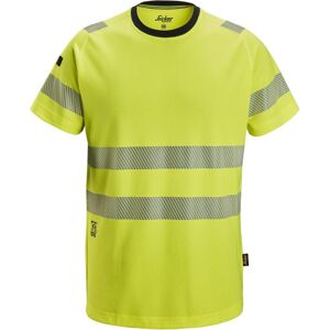 Snickers 2539 High-Vis T-Shirt, Klasse 2 Gul L