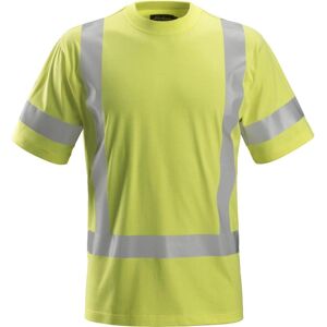 Snickers 2562 Protecwork, High-Vis Kortærmet T-Shirt, Klasse 3 Gul 4xl