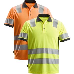 Snickers 2730 High-Vis Polo Shirt, Klasse 2 Orange 3xl