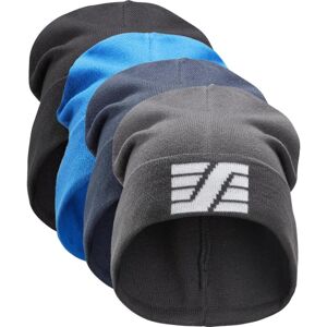 Snickers 9035 Beanie Med S Logo Koksgrå/hvid One Size