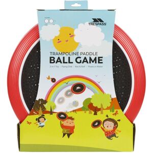 Trespass Stringbatz - Trampoline Paddle Ball Game  Red One Size