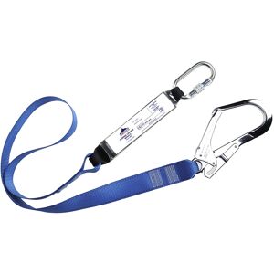 Portwest Fp50 Singel Lanyard Med Falddæmper-Blå-One Size