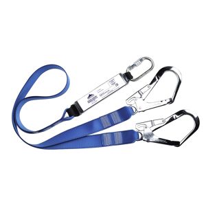 Portwest Fp51 Dobbelt Lanyard Med Falddæmper-Blå-One Size